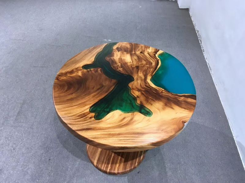 树脂与烂木头的完美融合 DIY创意茶盘制作指南